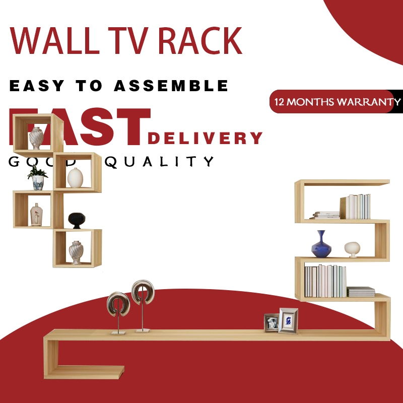Wall TV rack Wall mounted TV cabinet Creative combination TV rack set ...