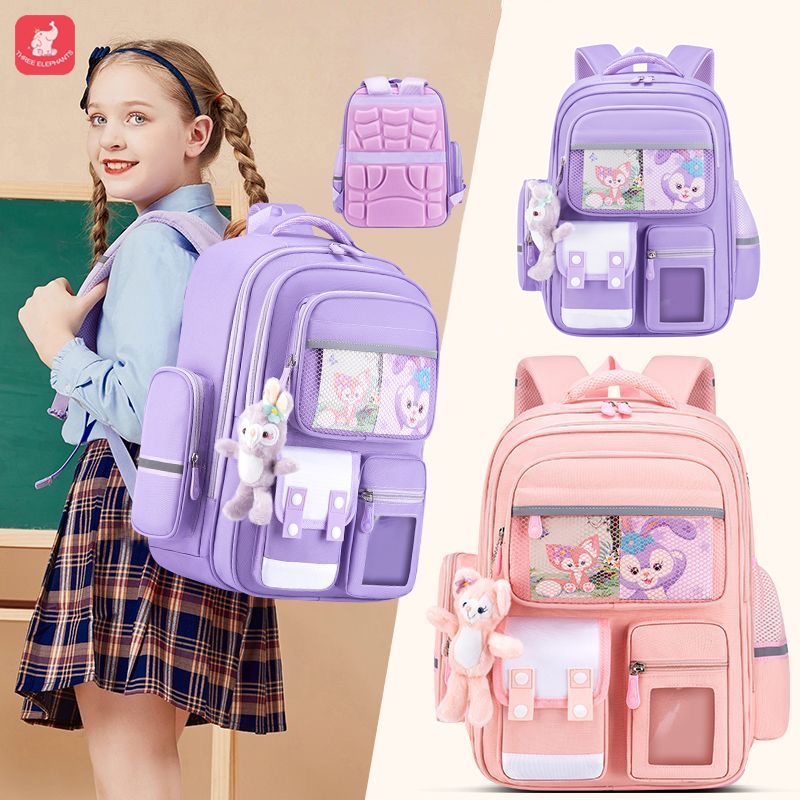 South Korean student backpack Cute aesthetic backpack Waterproof large