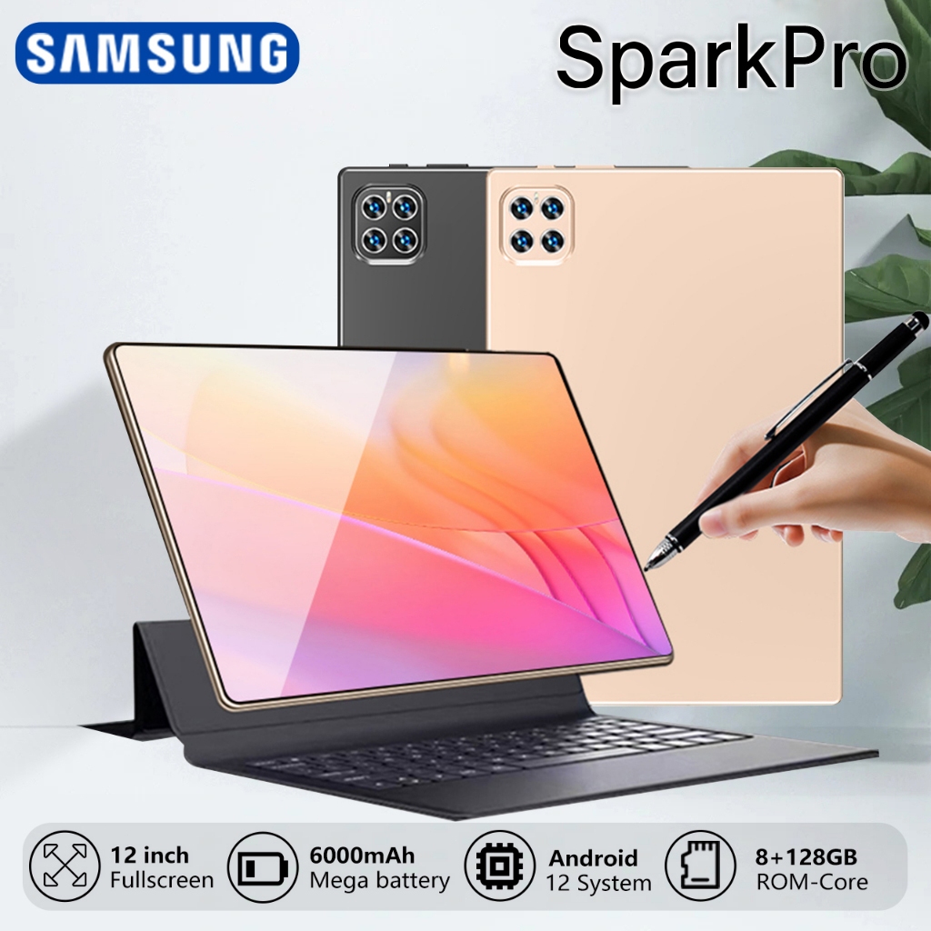 Samsung Tab SPARK Pro Android 12Inch original Tablets online classroom