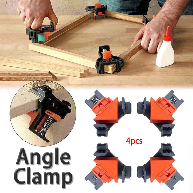 4pcs Angle Clamp Corner Mate Woodworking Locator Hand Fixing Clips ...
