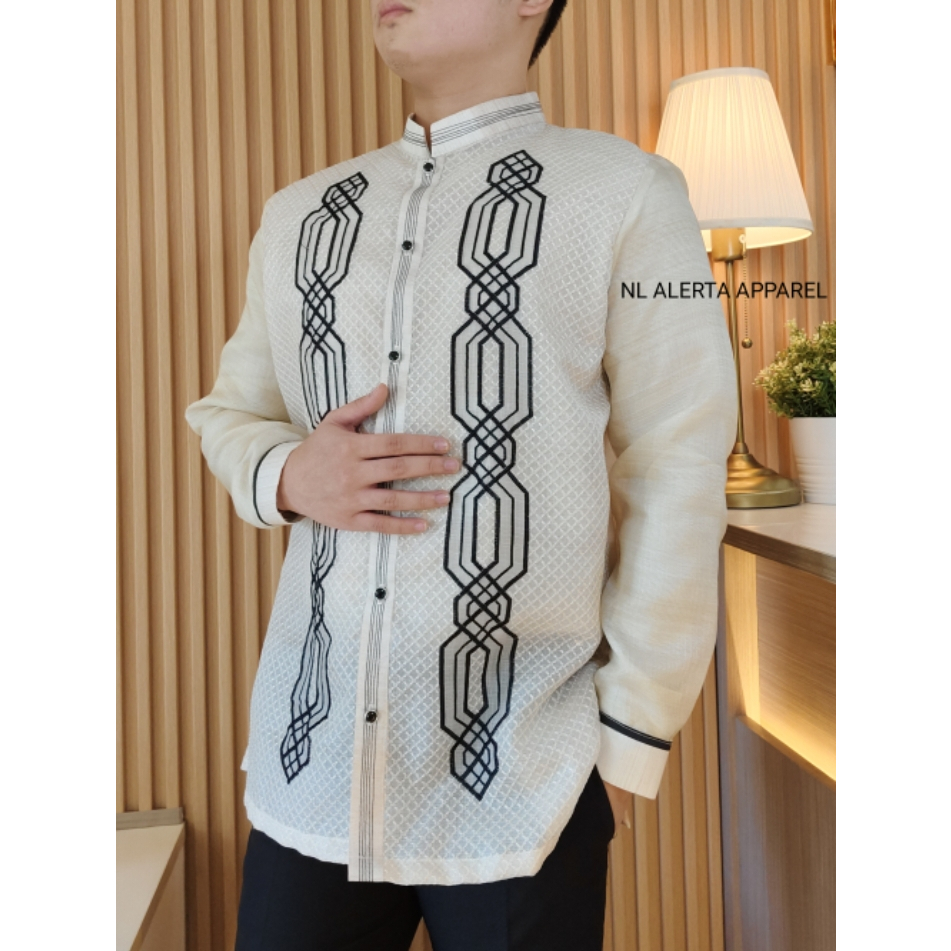 MODERN BARONG TAGALOG CALLADO FOR MEN HIGH QUALITY COCOON (CODE: CLMB5 ...