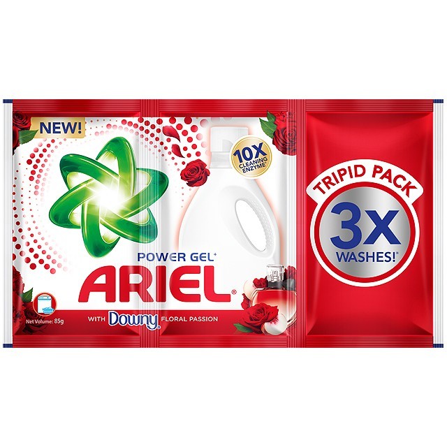 Lazycart Ariel Liquid Detergent Power Gel Downy Tripid 85g Shopee