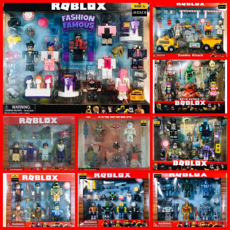Complete with Box ROBLOX Toy Figures CAKE TOPPER Kids Game Gift Idea