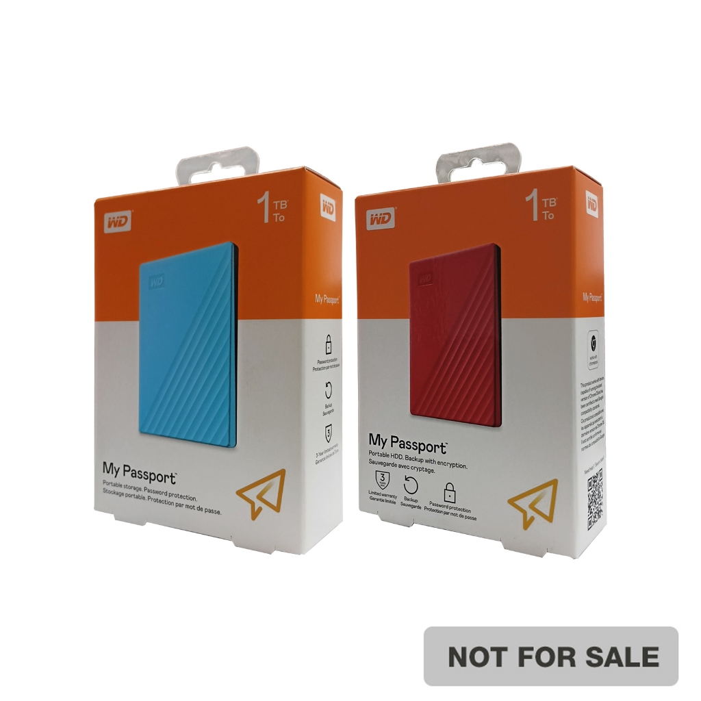 Western Digital My Passport 1tb Portable External Hard Drive Shopee Philippines 3786