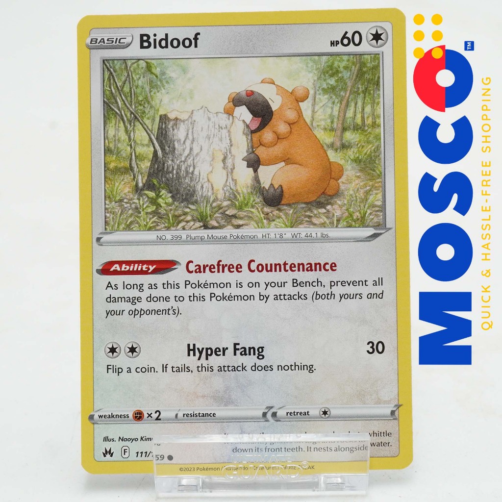 Bidoof - 111/159 - Common | Pokemon TCG | Shopee Philippines