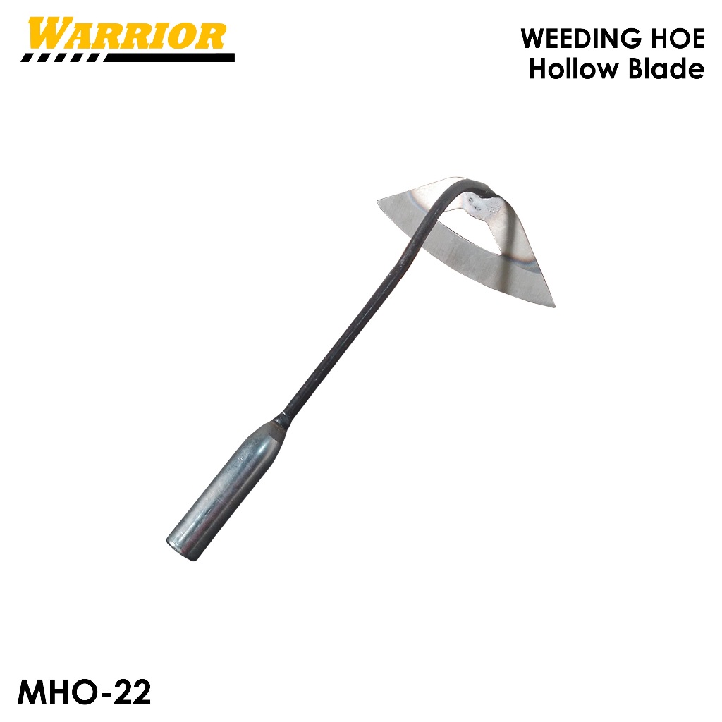 WARRIOR Steel Hardened Rake GARDEN WEEDING HOE Handheld Vegetable ...
