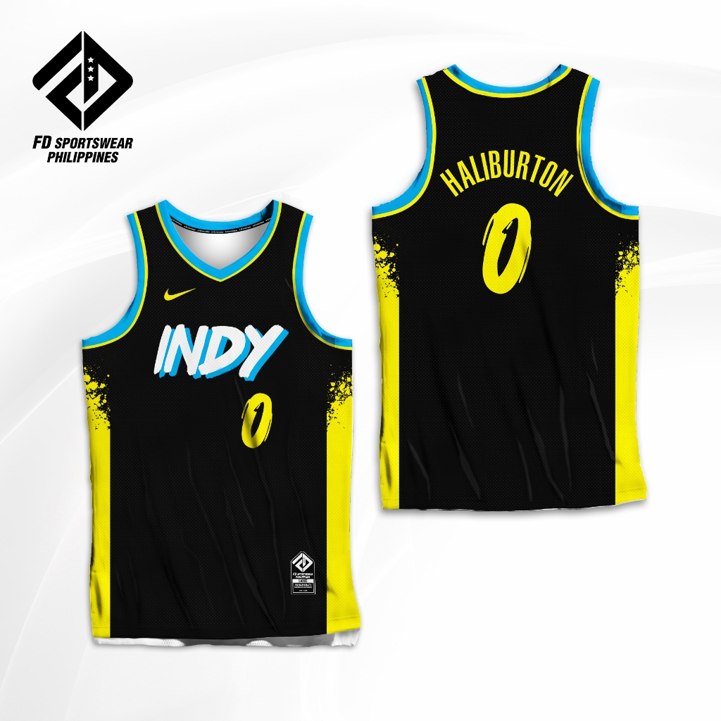 INDIANA PACERS NBA CITY EDT 2024 TYRESE HALIBURTON FULL SUBLIMATED