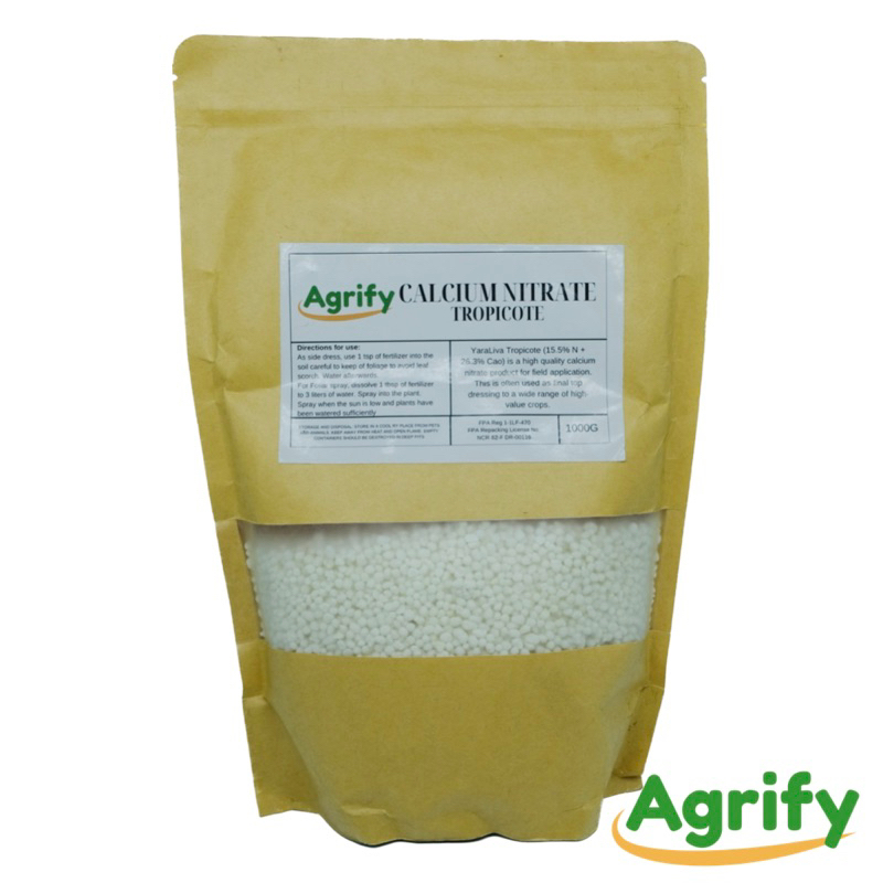 Calcium Nitrate 1000g 250g Fertilizer Yaraliva Topicote | Shopee ...