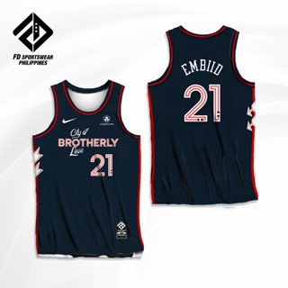 PHILADELPHIA 76ERS NBA CITY EDT 2024 EMBIID FULL SUBLIMATED JERSEY ...