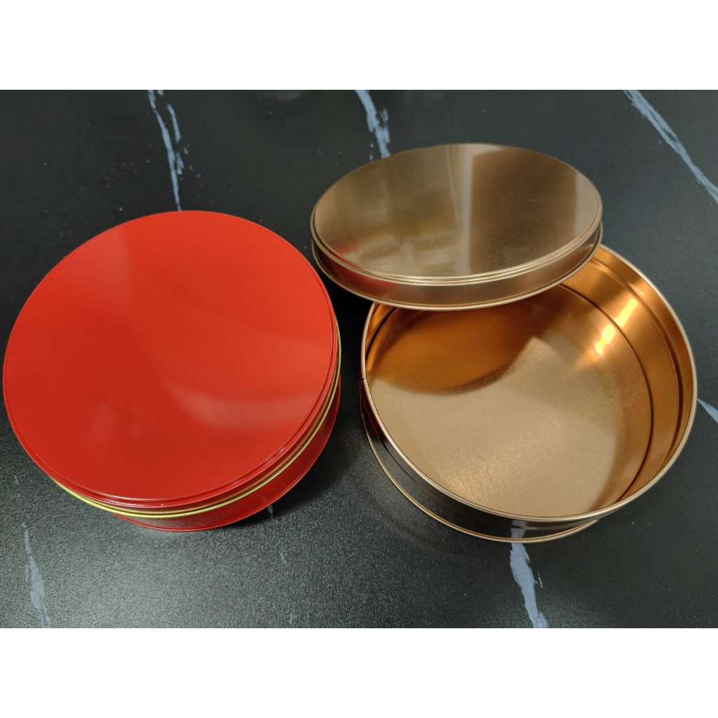 Dream Cake Tin Can 6x2 Rose Gold Quart Size FOOD GRADE for Wedding