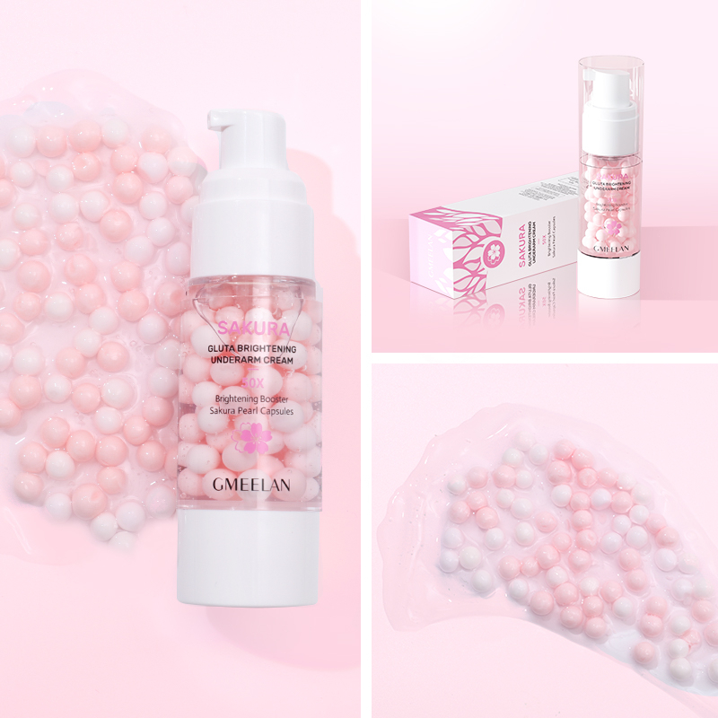 Gmeelan Sakura Underarm Glutathione Whitening Cream 30g Body Lotion Pearl Moisturizer Shopee
