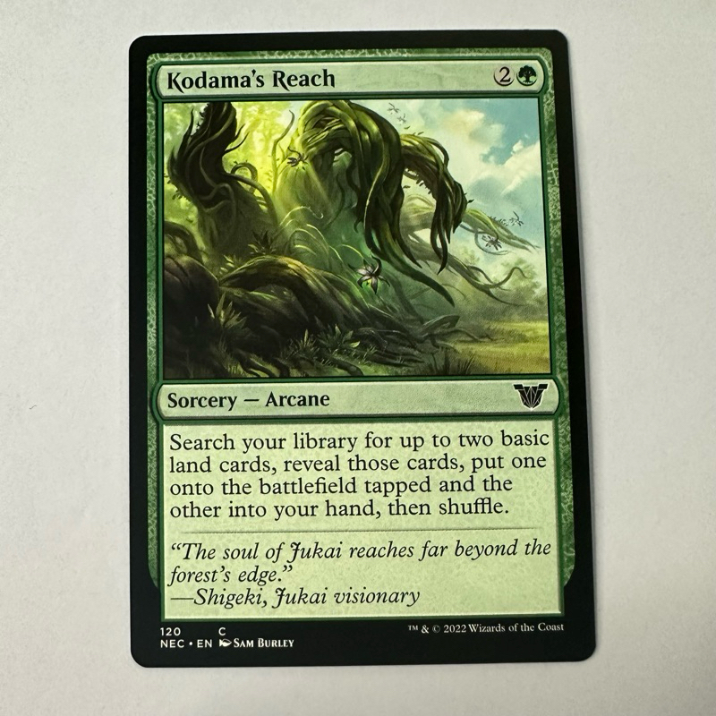 KODAMA'S REACH | CMM COMMANDER MASTERS | GREEN | MTG MAGIC THE GATHERING |  Shopee Philippines