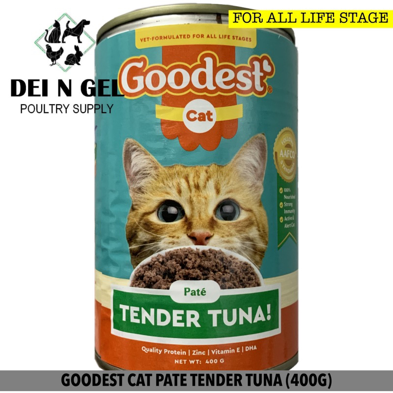 GOODEST CAT PATE TENDER TUNA FLAVOR WET CAT FOOD (400G) | Shopee ...