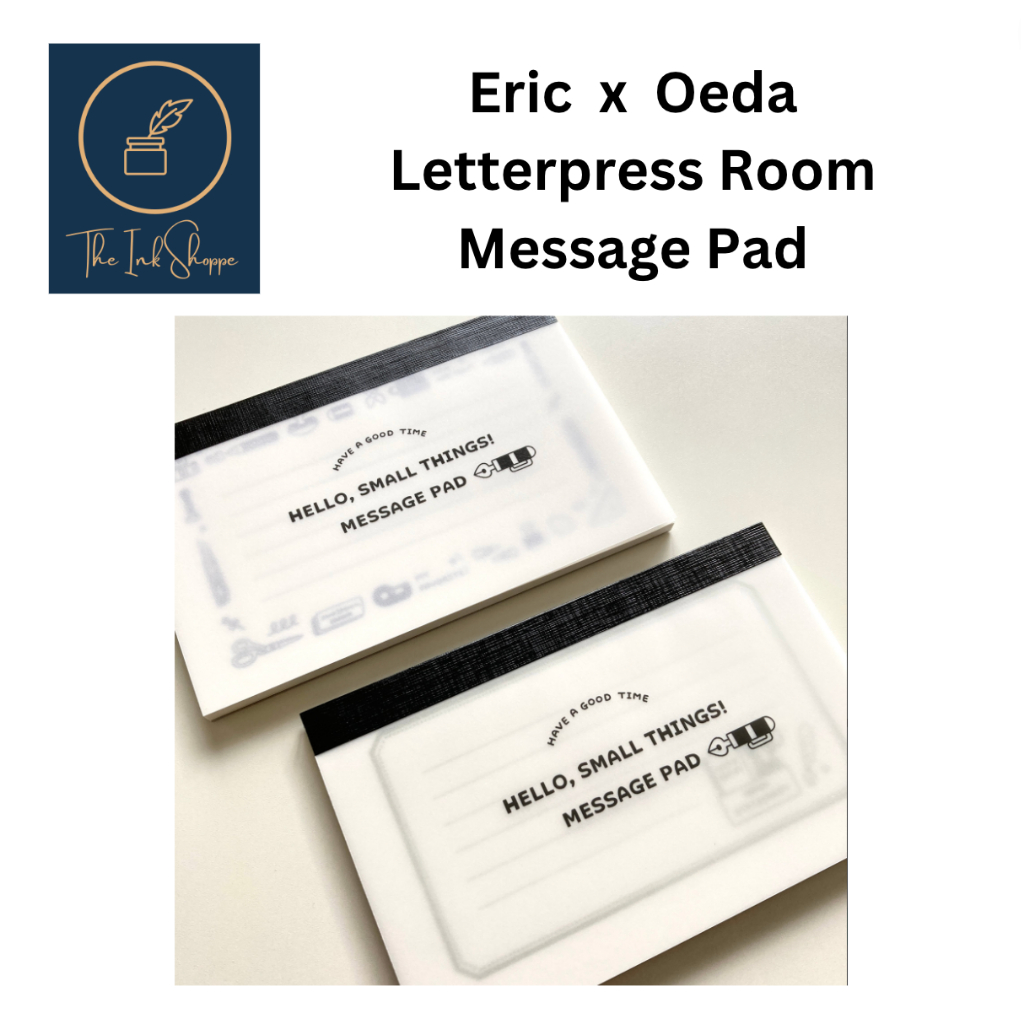 Eric x Oeda Letterpress Room Message Pad | Shopee Philippines