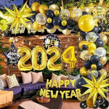 HCparty 16 32Inch 2024 Balloon Set Happy New Year Balloon Set Letter   Ph 11134207 7r98u Lntpo8q3qnah98