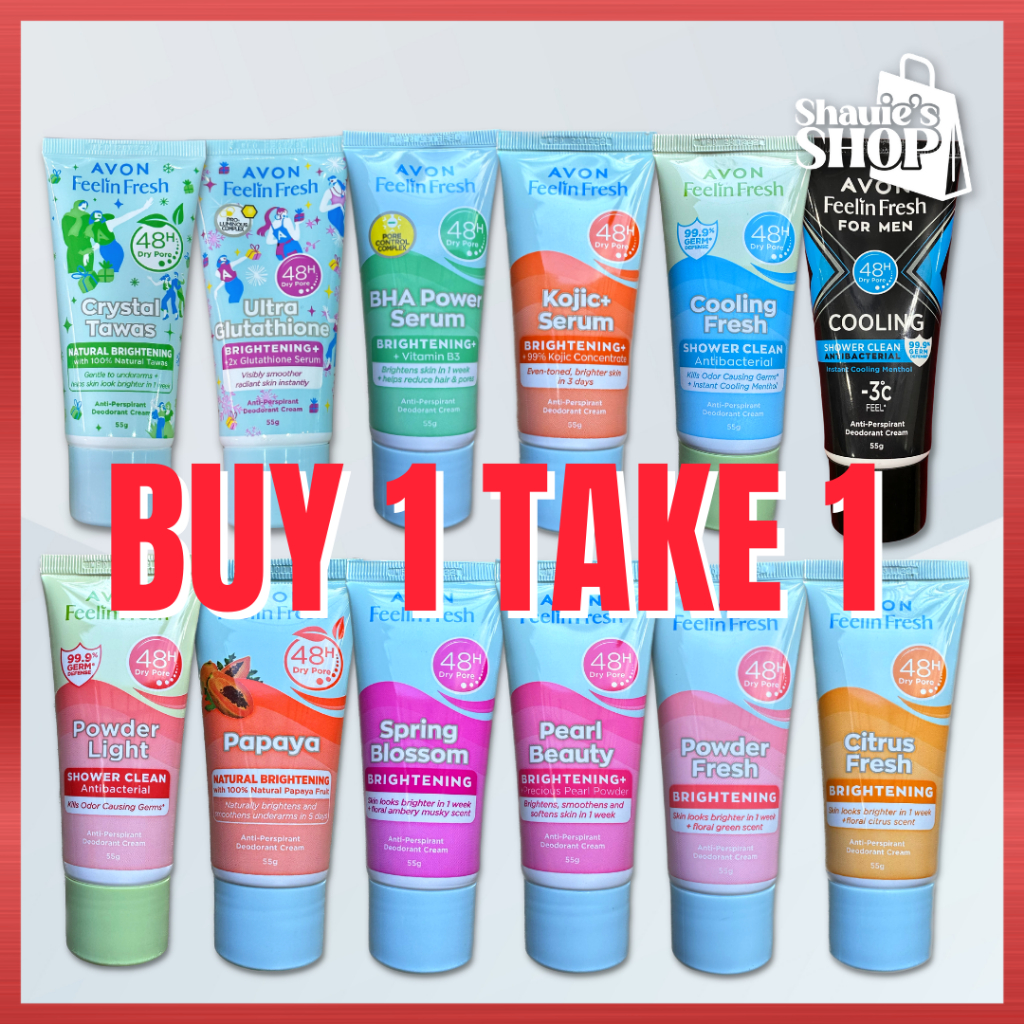 BUY 1 TAKE 1 AVON Feelin Fresh Quelch Antiperspirant Deodorant Cream