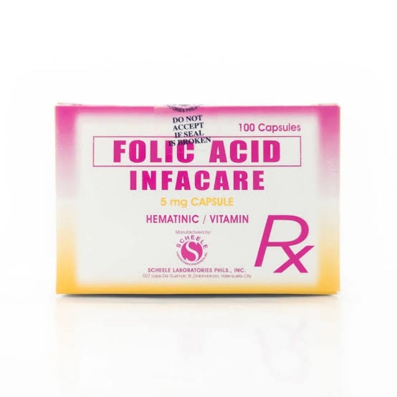 Myrevit/Folic acid/Foralivit multivitamins+iron Capsule Shopee