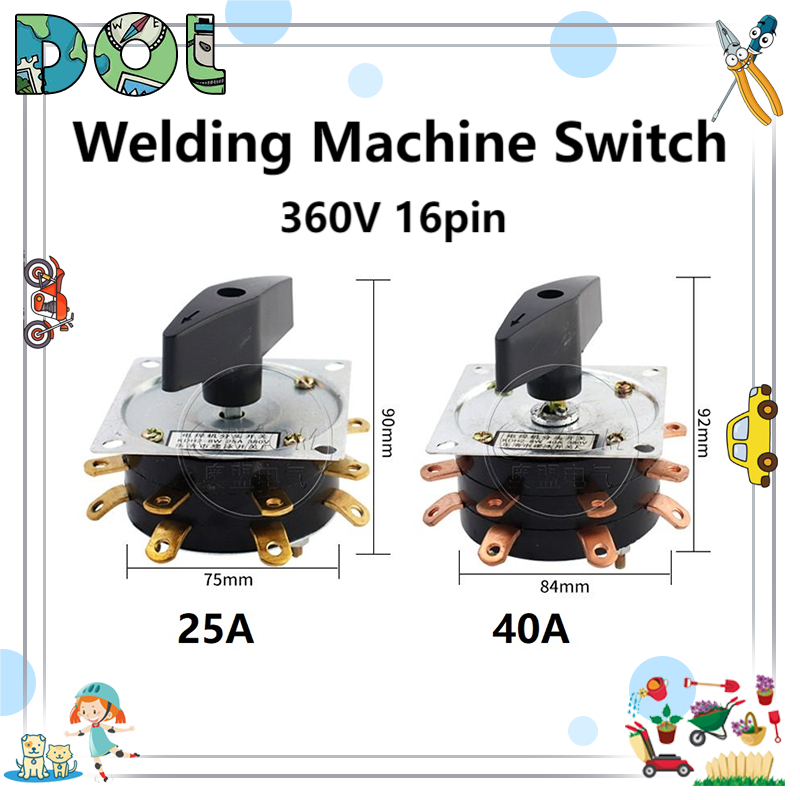 Electric Welder Switch KDH28 380V 25A 40A Electric Welding Machine