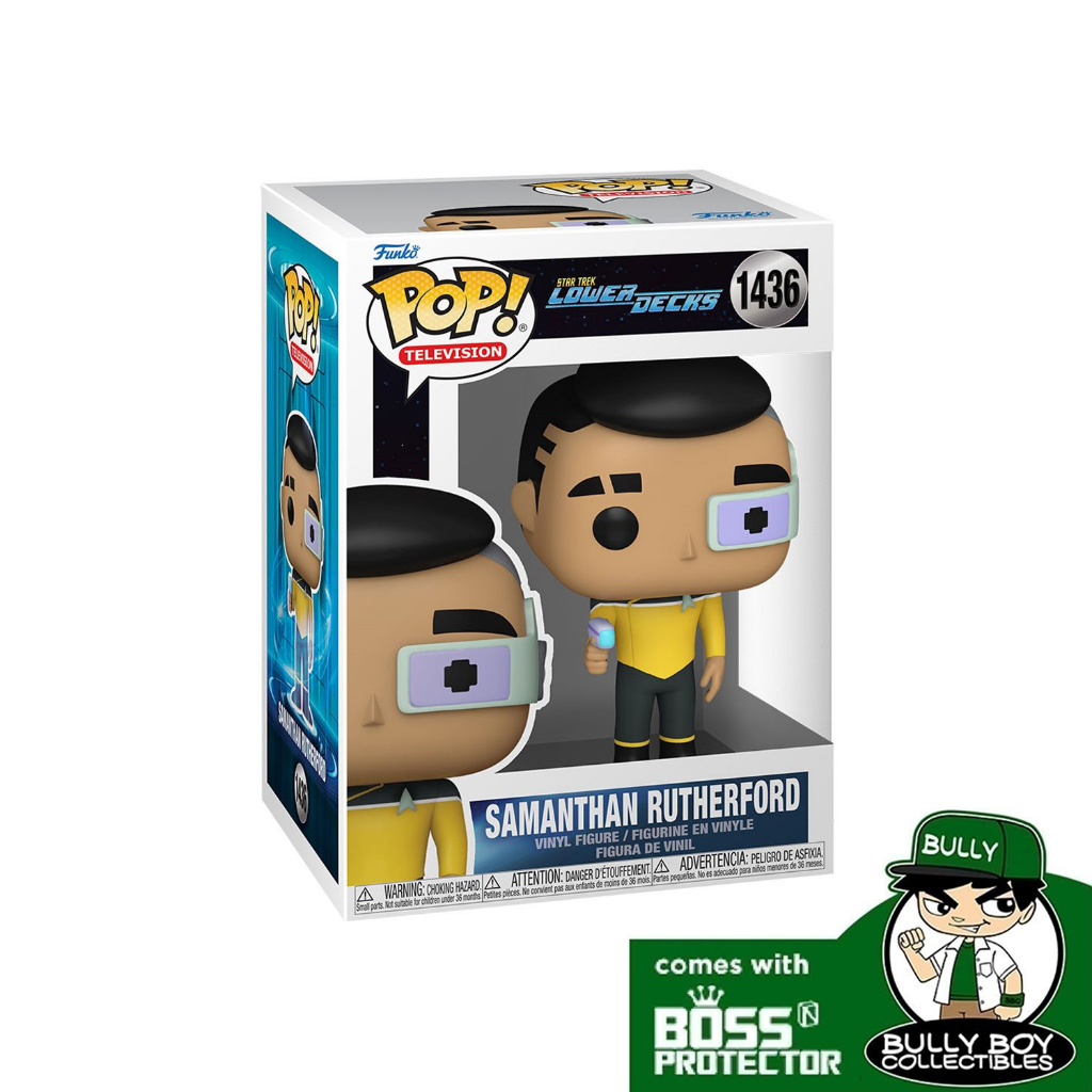 Funko POP! Television Star Trek Lower Decks Samanthan Rutherford 1436 With Boss Protector