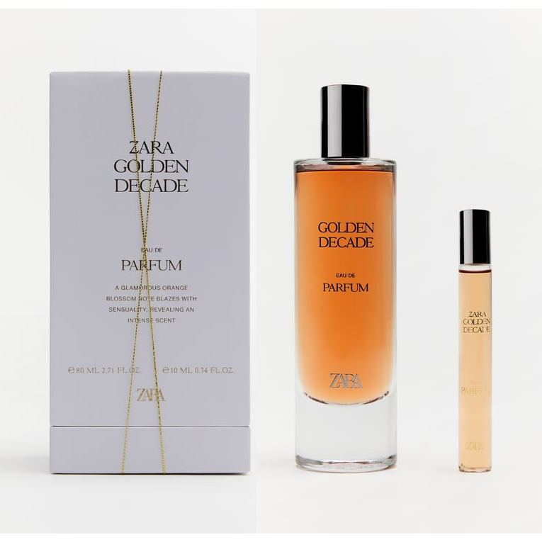 ZARA GOLDEN DECADE / WINTER EDP 30 / 80 ML EAU DE PARFUM / CHRISTMAS EDITION Shopee Philippines
