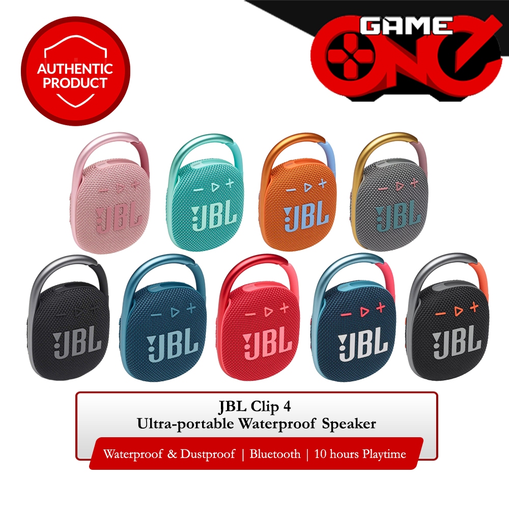 JBL Clip 4, Compact, Ultra-Portable Bluetooth Speaker