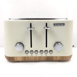 4-Slice Designer Toaster – Grey - Stirling