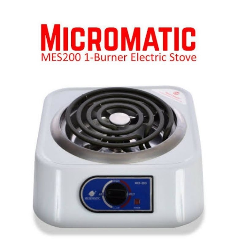 Electric Stove Micromatic Mes 200 Electric Stove Kalan 1300W Electric Cooking Stove Single