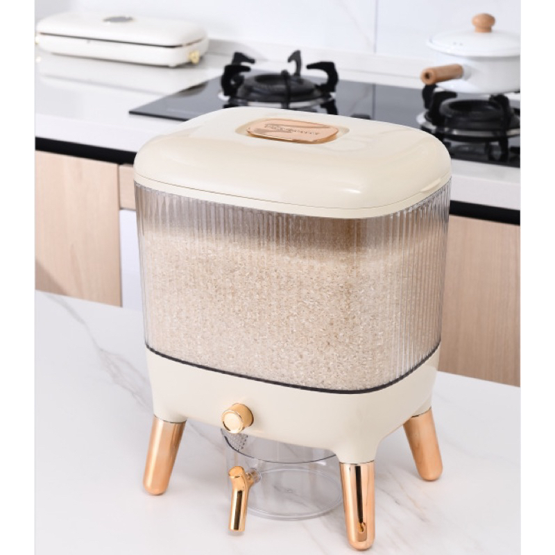 Nordic Style Sosyalin Rice Bucket Rice Dispenser Storage Box Rice ...