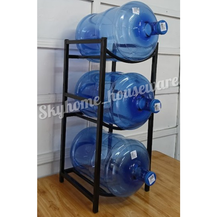 Round Water Gallon Racks / 3 Layer Kitchen Stand Water Dispenser Stand ...
