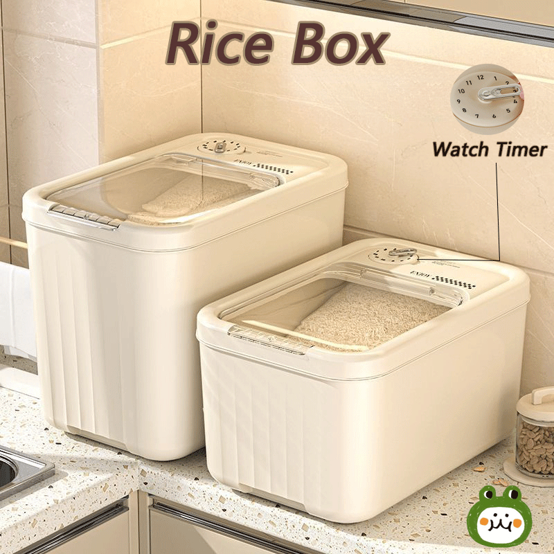 Rice Bucket Household Rice Tank Insect Proof Damp Proof Sealed Storage ...
