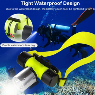 Portable Underwater Fishing Flash Light Sea Lure Lamp Battery Powered  Flicker Blinker Waterproof Outdoor Equipment Sports Gear Blue 