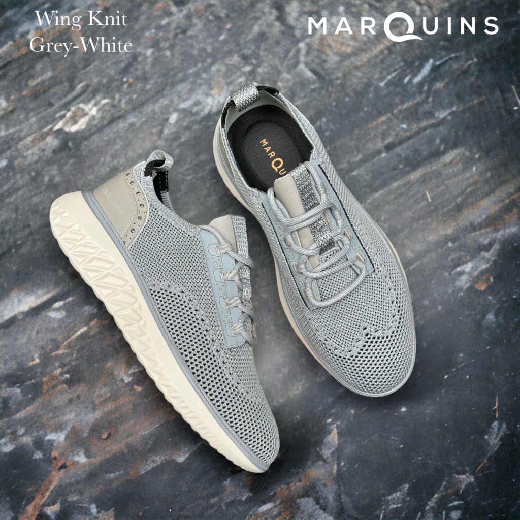 Marquins Knit Lace Up Sneakers Wing Knit Shopee Philippines
