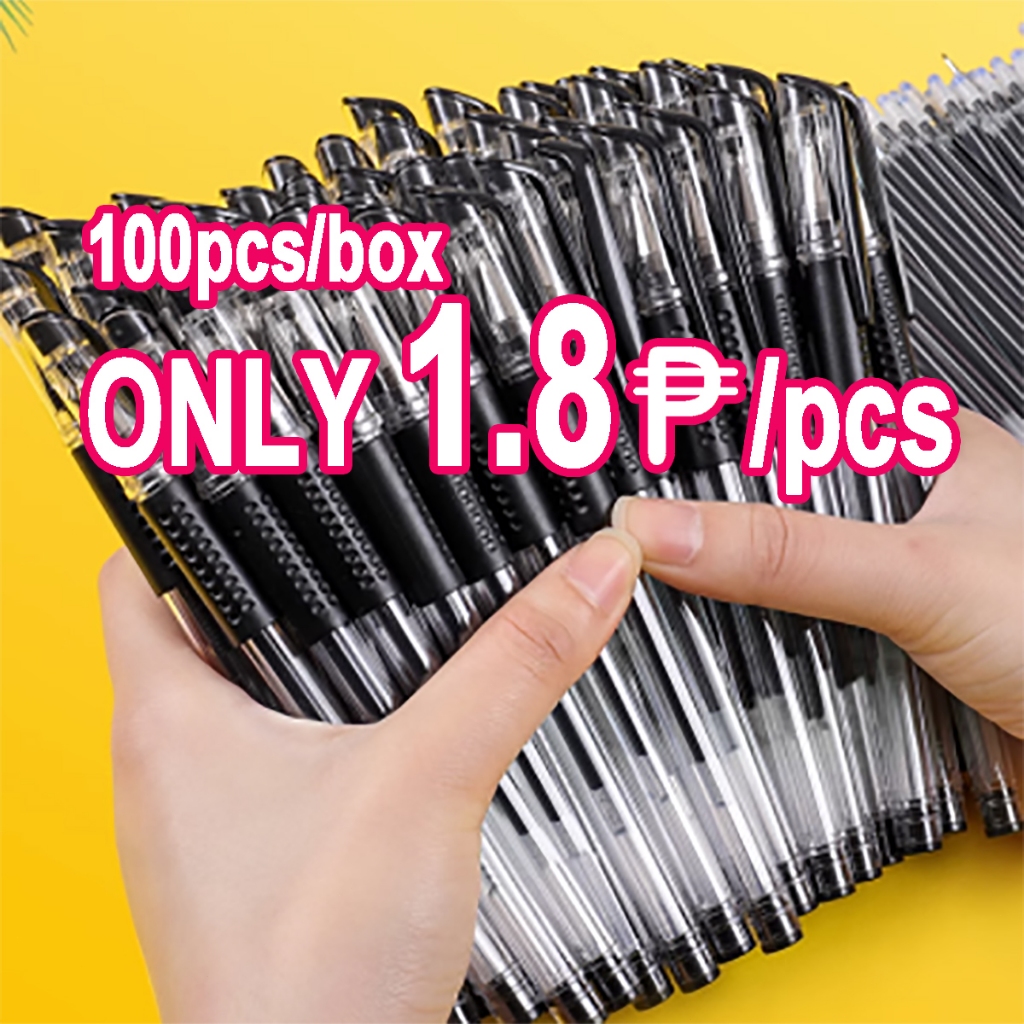 100/50pcs Ball Pen Black 0.5mm Ballpoint Pen Refill Wholesale Bullet