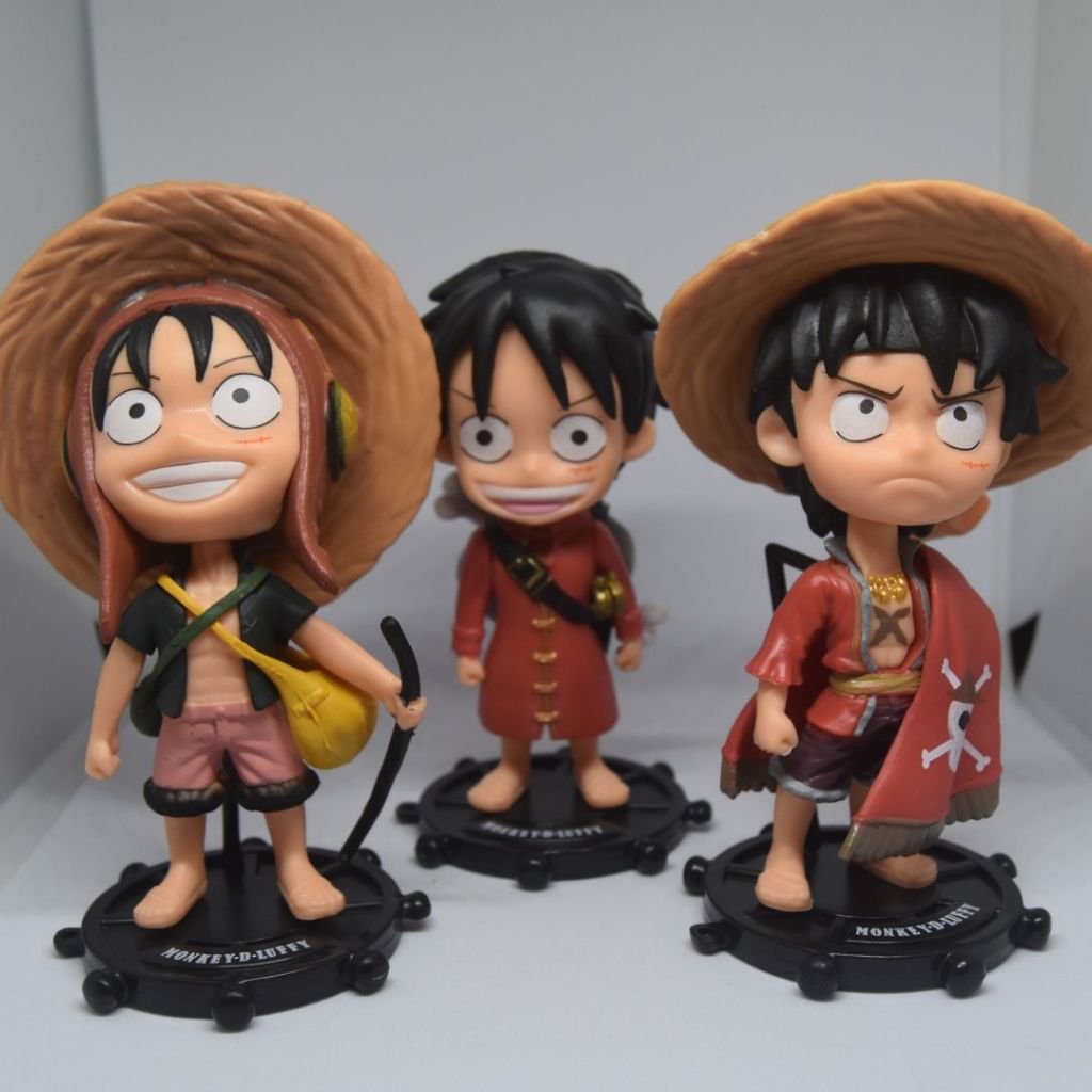 One Piece Luffy Big Head Nendoroid Version Collection Figure Anime ...