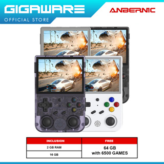 RG353V Retro Handheld Game with Dual OS Android 11 and Linux,RG353V with  64G TF Card Pre-Installed 4452 Games Supports 5G WiFi 4.2 Bluetooth Online  Fighting,Streaming and HDMI 