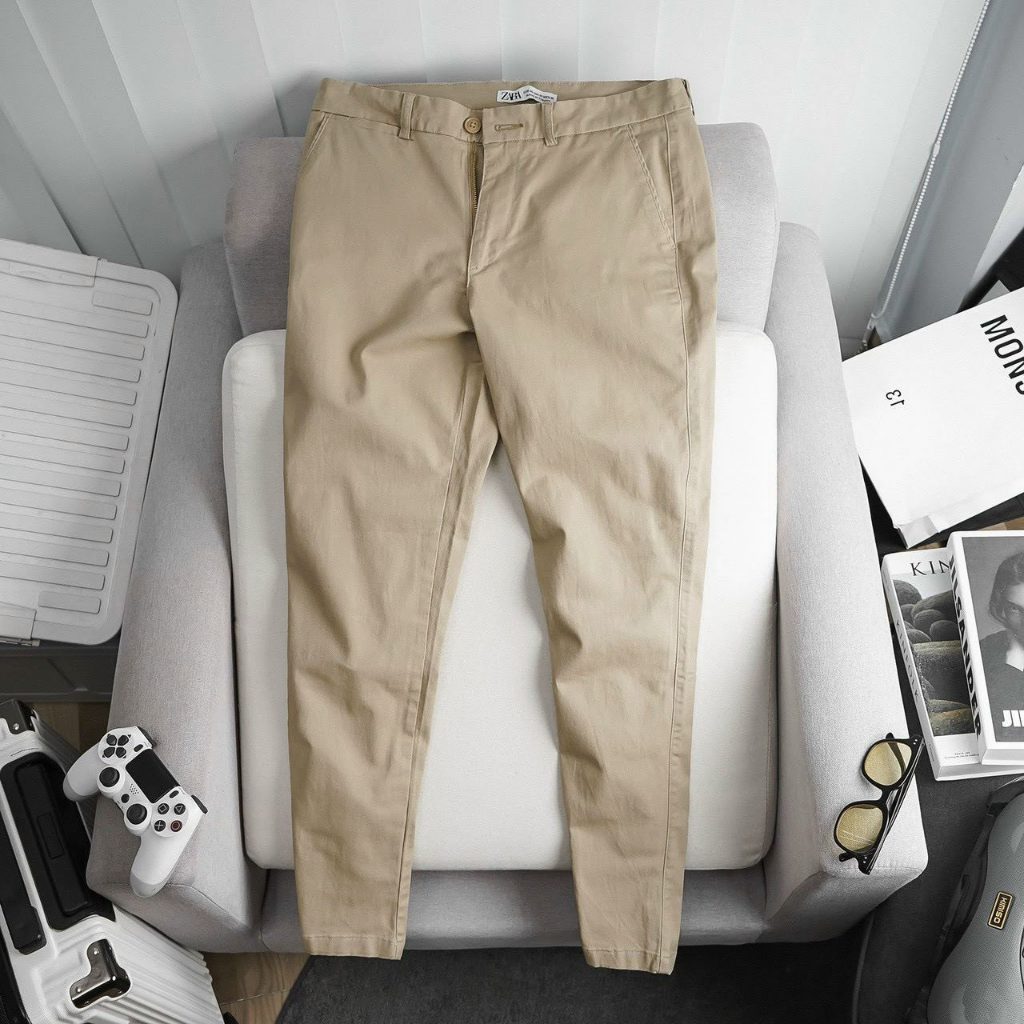 8 Colors Zra Men's Khaki Pants Shopee Philippines