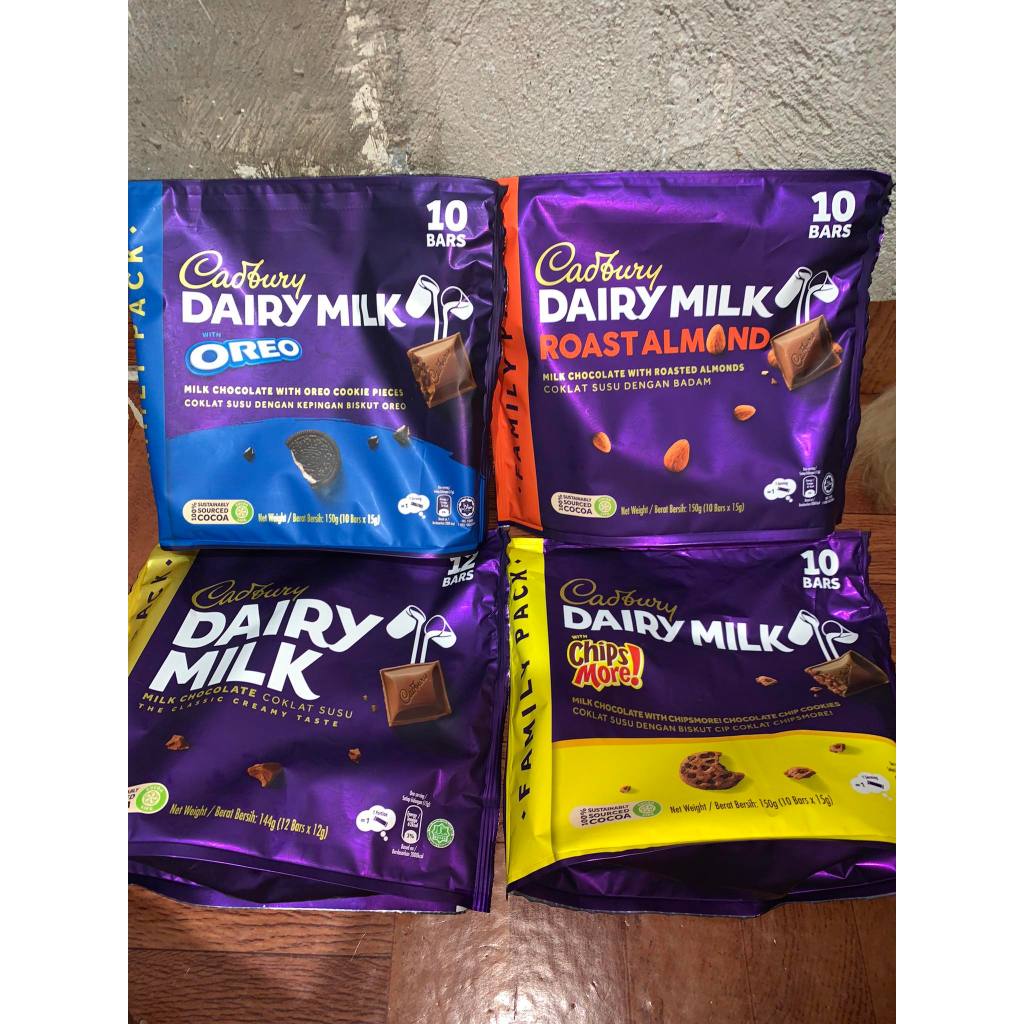 Cadbury Dairy Milk Family Pack Shopee Philippines