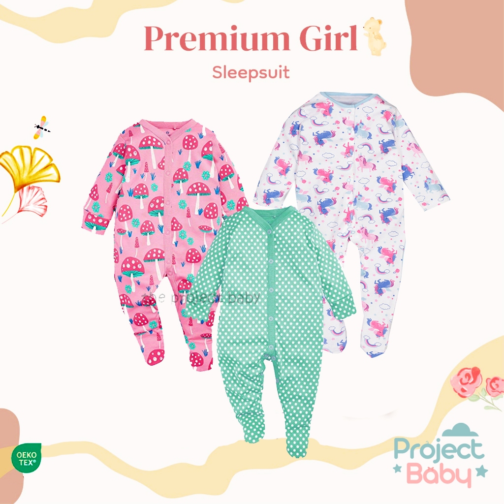 Next baby girl sleepsuits best sale