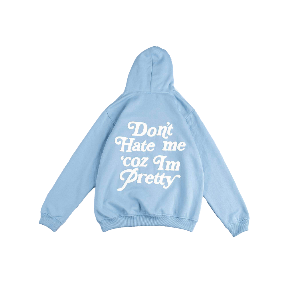 Prettiest® 'Y2' HOODIE (POWDER BLUE) Shopee Philippines