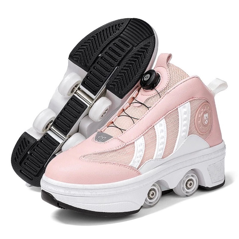 KickSpeed Rollers Skate Shoes (kick rollers pink) | Shopee Philippines