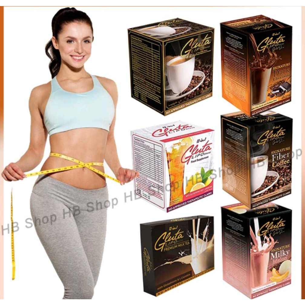 ORIGINAL Gluta Lipo (CHOOSE Juice, Coffee, Milk Tea, Gold Dark Choco