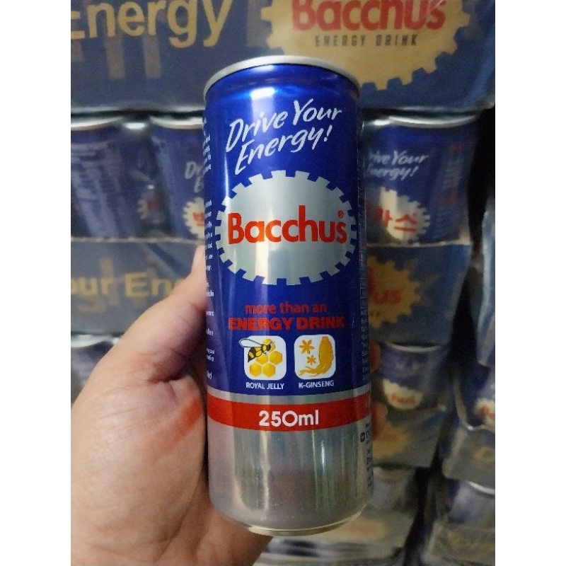 BACCHUS Energy Drink 250ml Shopee Philippines