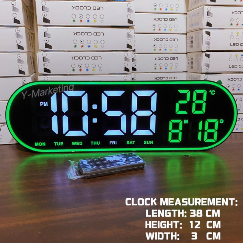 (8021) LARGE Digital Alarm Clock With Remote Control Can COUNTDOWN & TIMER (FREE ADAPTOR