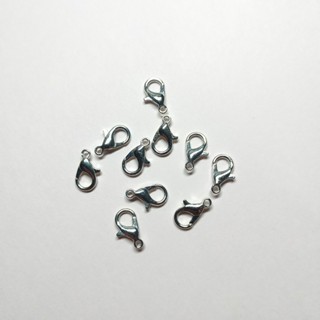 50/100Pcs 10/12/14/16/18/21mm Alloy Lobster Clasp Hooks Connector Necklace  Bracelet Chain for DIY Jewelry Making Accessories