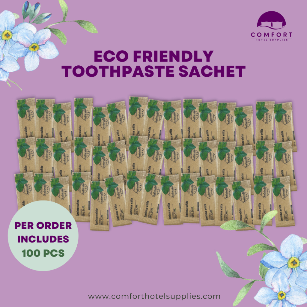 Comfort Homes Supplies Eco Friendly Toothpaste Sachet 100pcs. | Shopee ...