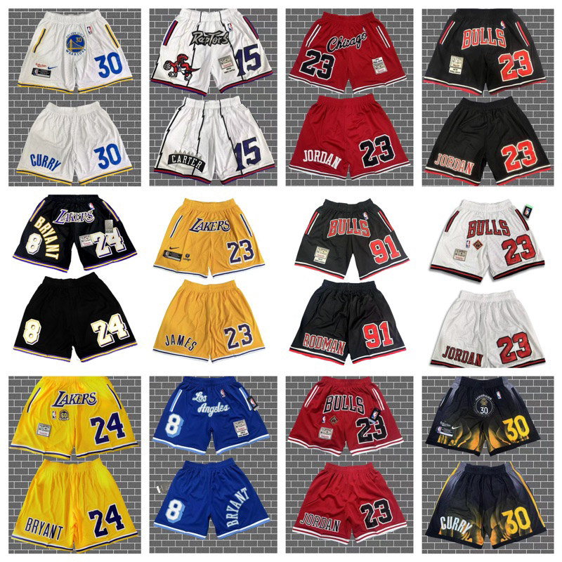 Basketball Double sided embroidered sports shorts for men | Shopee Philippines