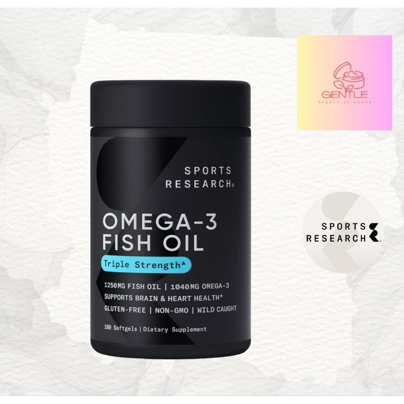 Sports Research Triple Strength Omega 3 Fish Oil Shopee Philippines