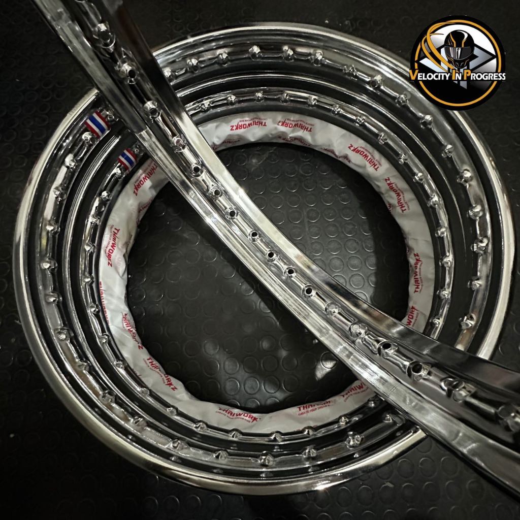 THAIWORKZ MOTORCYCLE STEEL RIM HEAVY DUTY 1.40X17 / 1.60X17 / 1.85X17 ...