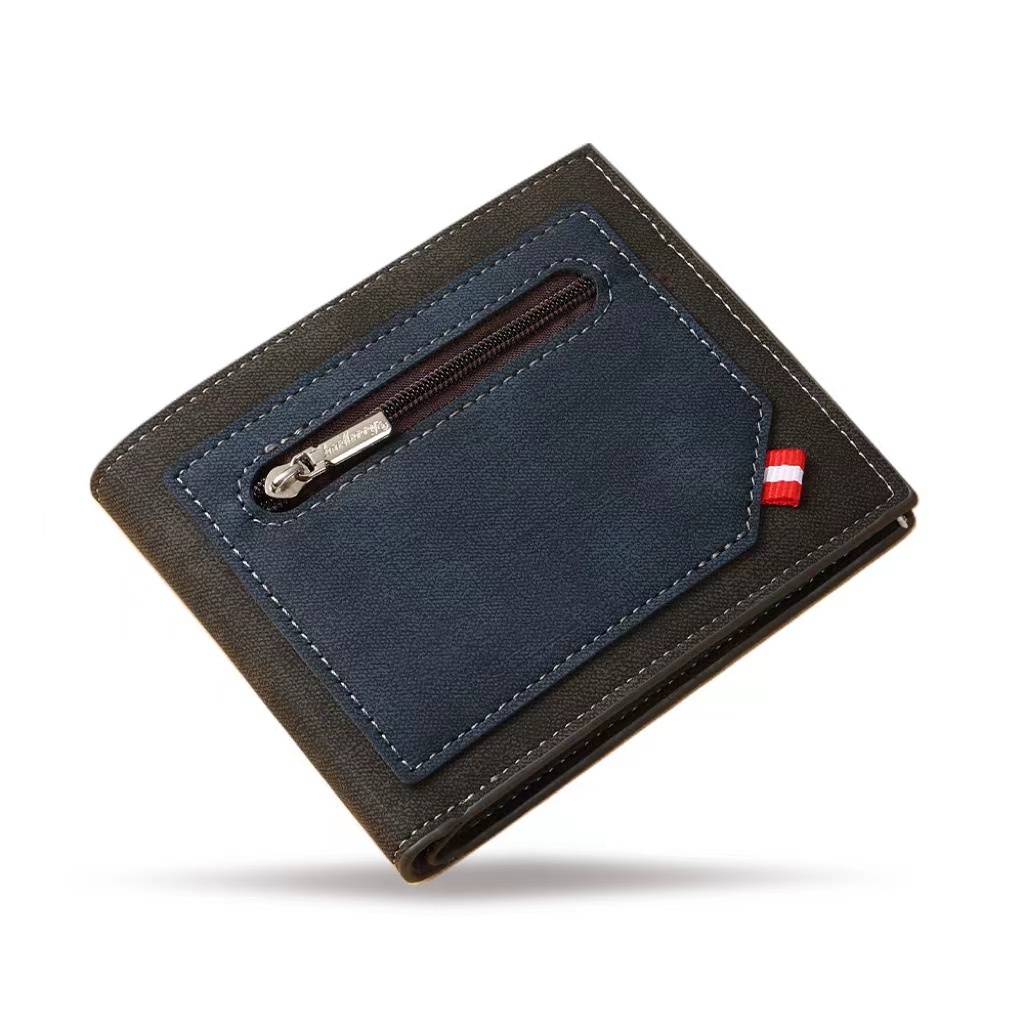 hy bag#9004 korean leather zipper wallet for men | Shopee Philippines