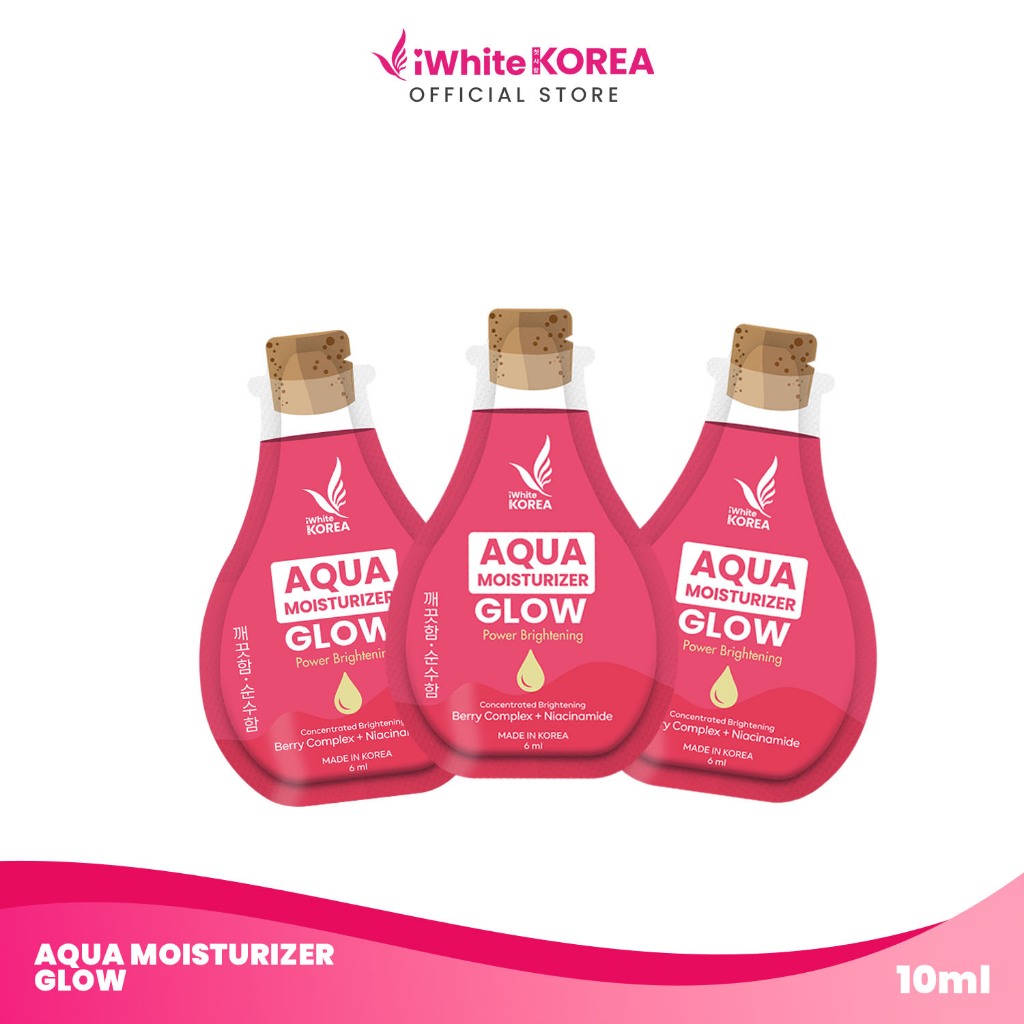 iWhite Korea Aqua Moisturizer Glow Power Brightening 6ml x 3pcs
